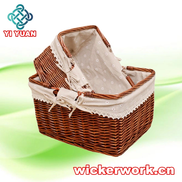 High Quality Eco Friendly Natural Willow Garden Basket in Wholesale Price