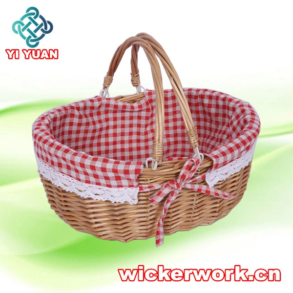 High Quality Eco Friendly Natural Willow Garden Basket in Wholesale Price